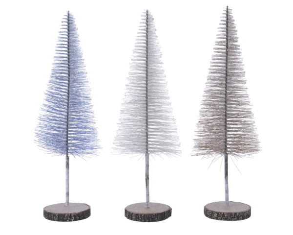 Alberi Di Natale Colorati Set 4 50 cm decorazioni natalizie artificiali Everlands per addobbi domestici - DeMatteis.it