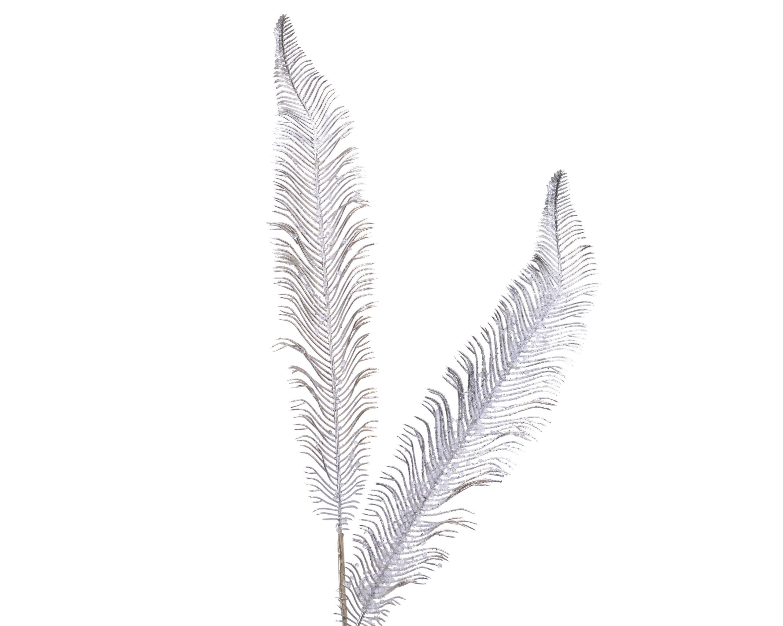 Ramo Felce Light Gold decorativo artificiale 90x20x1 cm per arredamento e decorazioni - DeMatteis.it