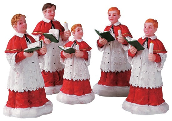 The Choir Set Of5 Lemax set di 5 figurine decorative coro natalizio per villaggi di Natale - DeMatteis.it