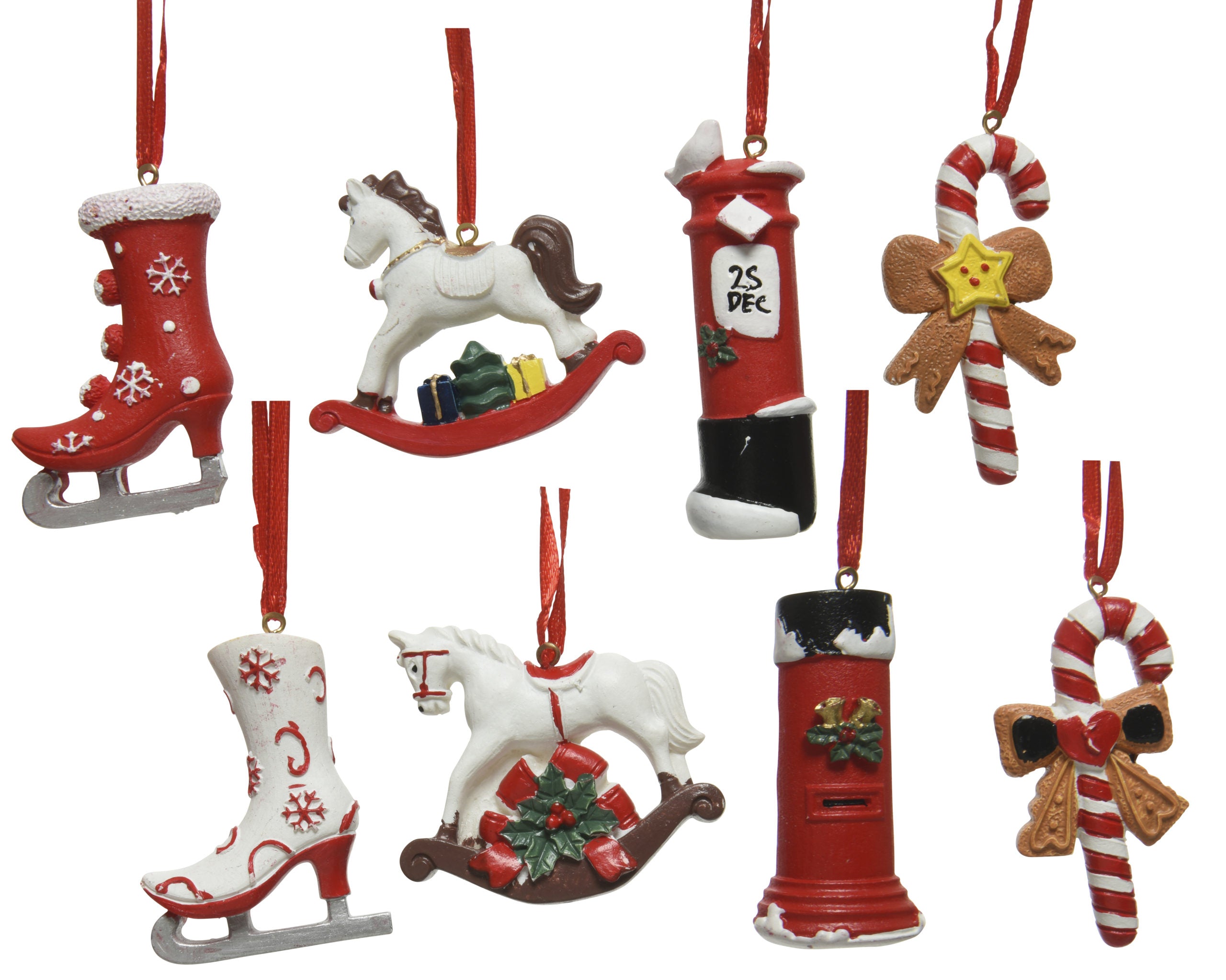 Ornamento Natalizio Da Appendere decorativo per albero di Natale assortito 5x7 cm singolo pezzo - DeMatteis.it