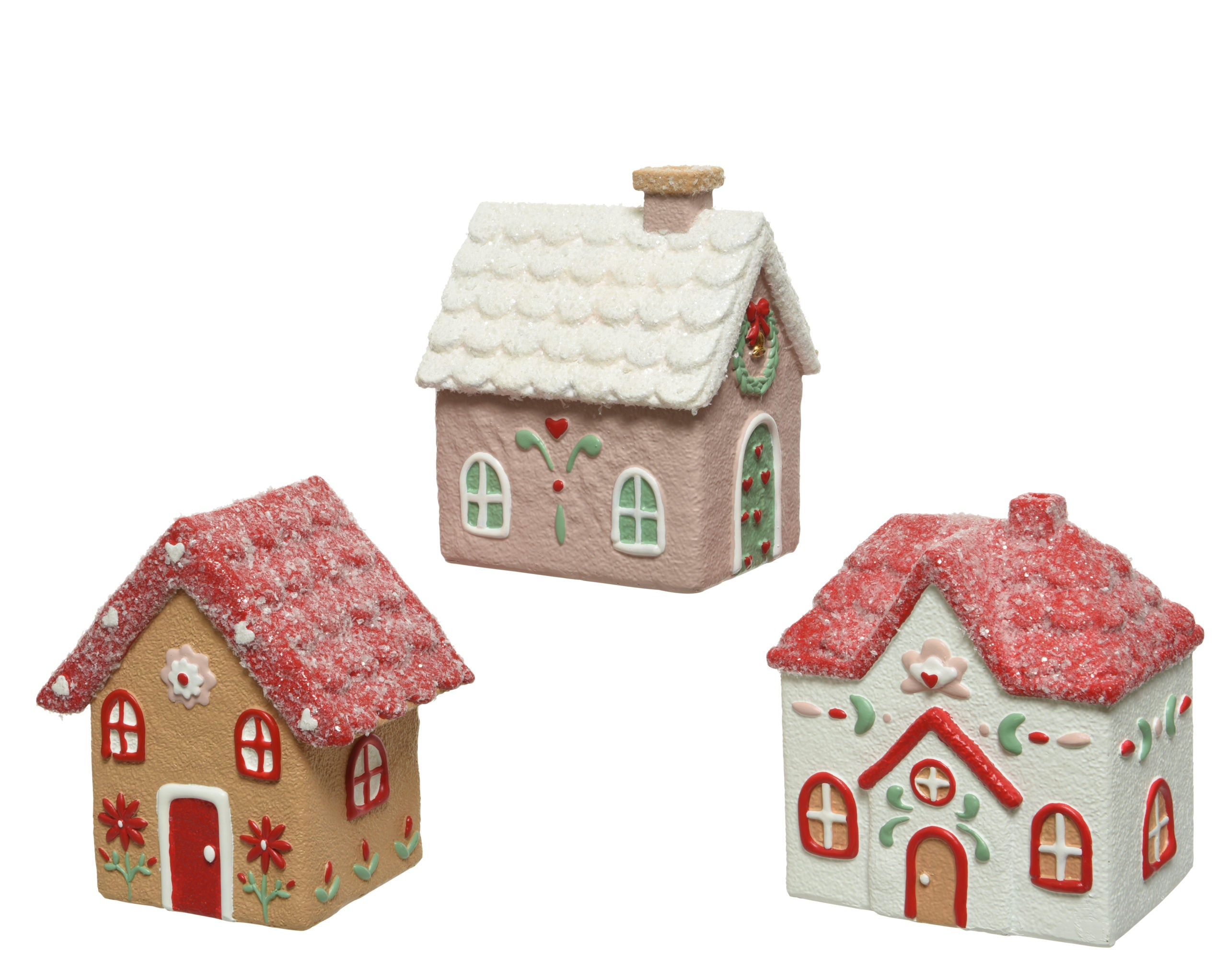 Casetta Biscotto decorativa natalizia dimensioni 9 x 12 x 14 cm per addobbi natalizi - DeMatteis.it