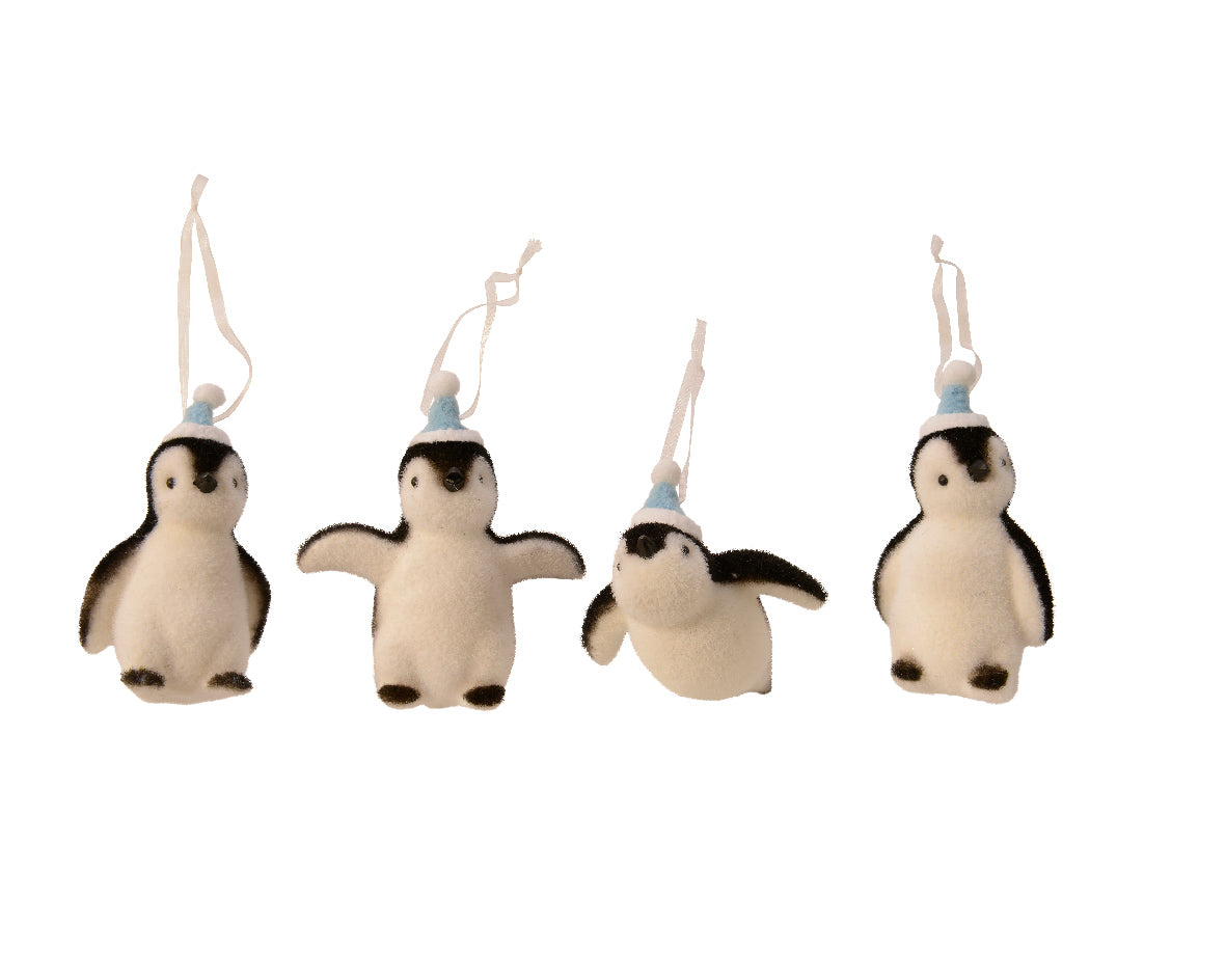 Pendente Pinguino decorativo con cordino per appendere dimensioni 6 x 5 x 9 cm - DeMatteis.it