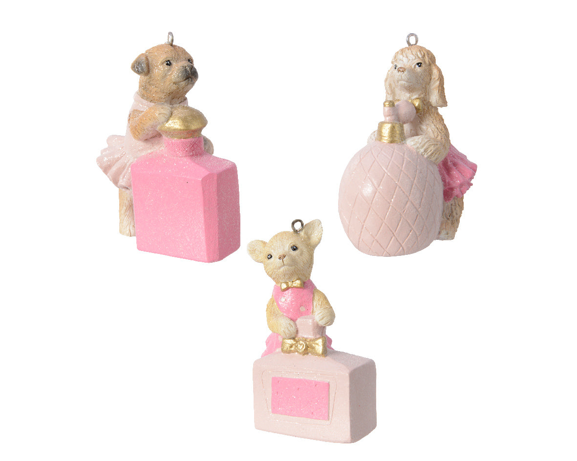 Pendente Animaletto Su Regalo decorativo dimensioni 7 x 4 x 8 cm ornamento natalizio - DeMatteis.it