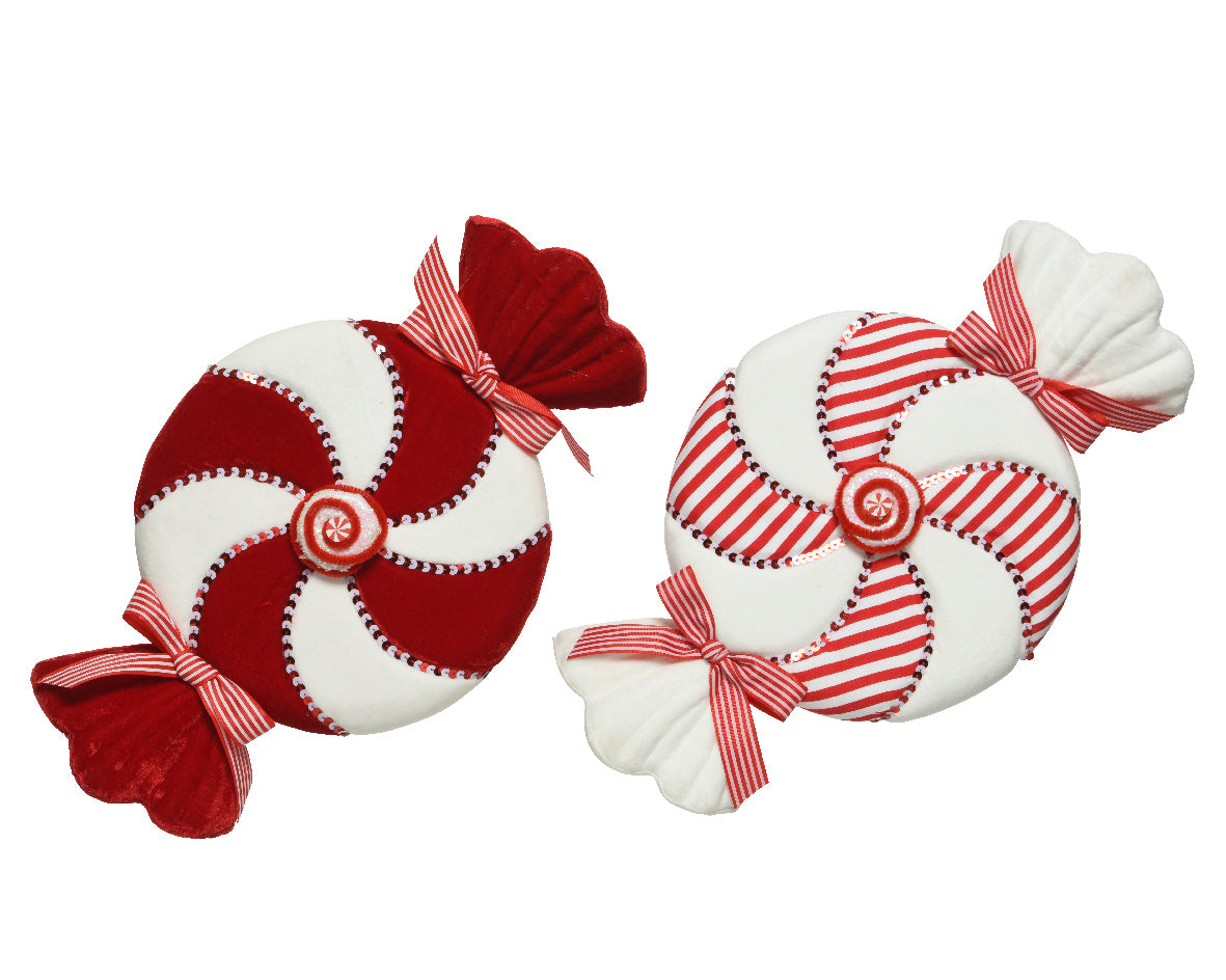 Caramella decorativa in schiuma per addobbi natalizi dimensioni 44x7x26 cm - DeMatteis.it