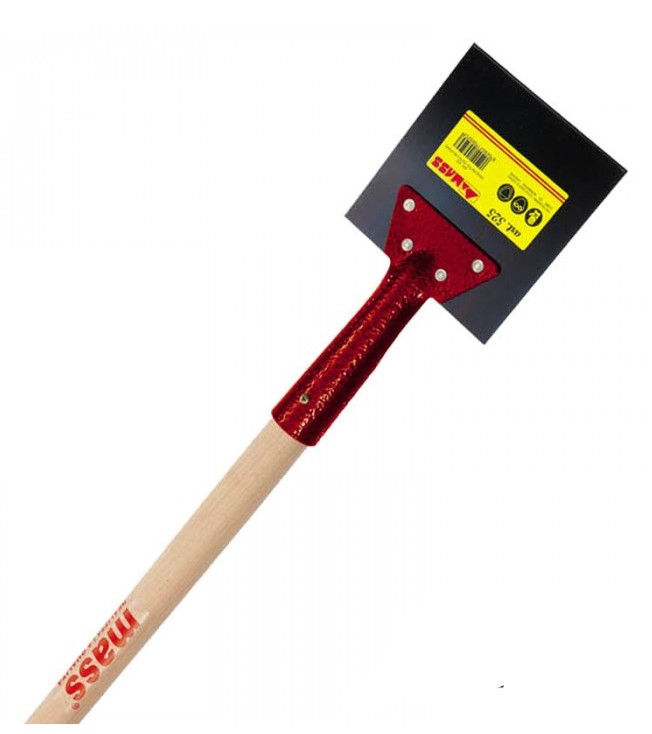 Raschietto Temprato 15X15 Cm Con Manico Legno