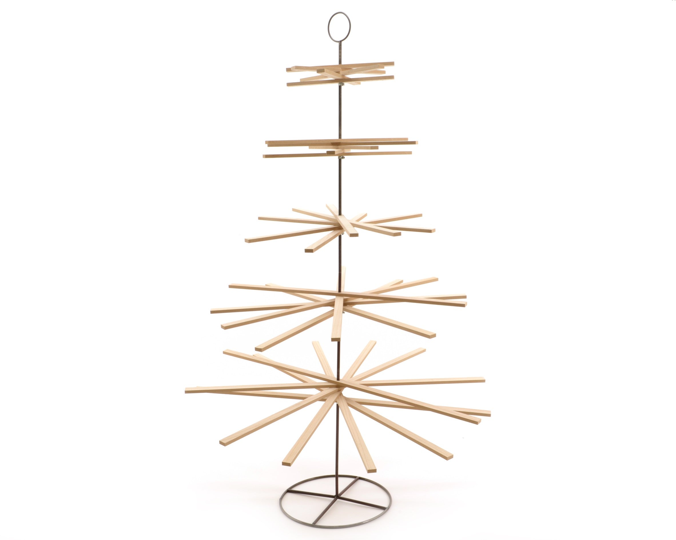 Albero Legno D120X175 cm struttura per dolci tradizionali in legno con base metallica 175 cm - DeMatteis.it