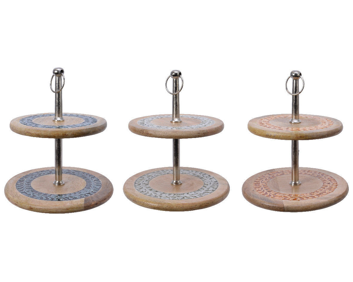 Alzatina Decorata 35 Cm 1 Pezzo