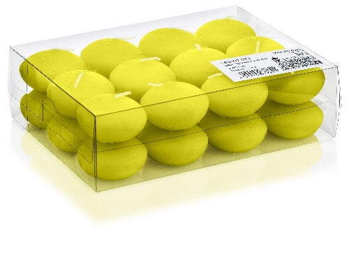 Set 24 Candele Verde Lime 45 Mm
