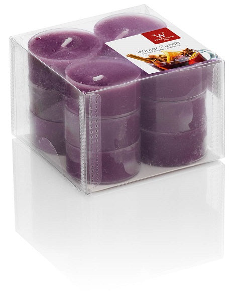 Set 12 Candele Scaldavivande 37X16 Mm Winterberry