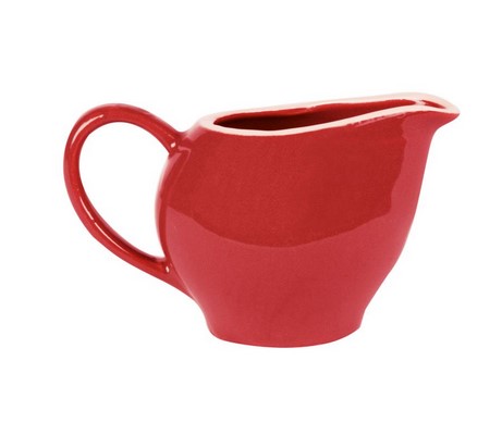 Lattiera Otello Rossa Crema 16X12X10 Cm