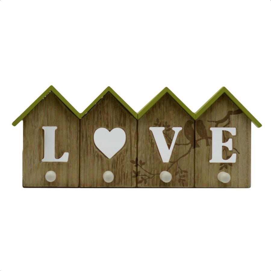 Appendino Legno Love 36X15 Cm