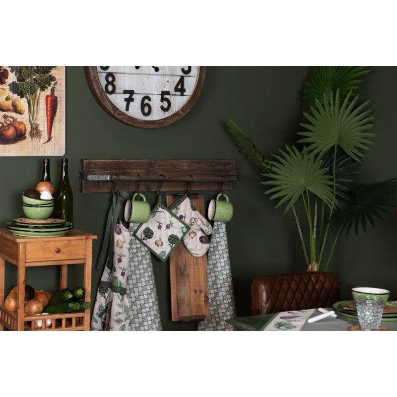 Appendiabiti Da Parete Legno 81X14X15 Cm