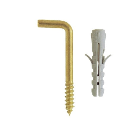 Tassello 4X20Mm Con Rampino Ottonato
