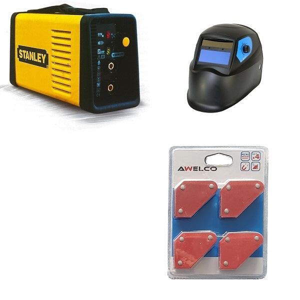 Set Saldatrice Awelco Power170 + Helmet 2000E + Mini Magnetic Help