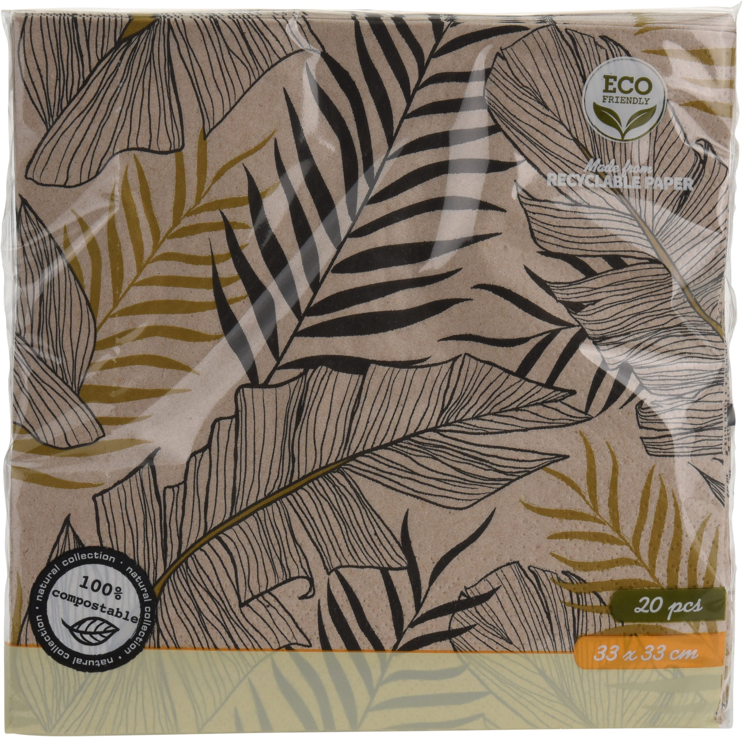 Set 20 Tovaglioli Carta 33X33 Cm