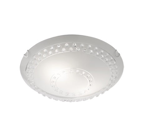 Plafoniera Christobal Vetro Satinato