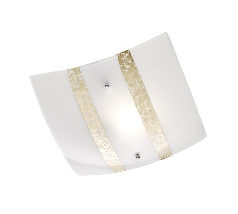 Plafoniera Nikosia Vetro Bianco