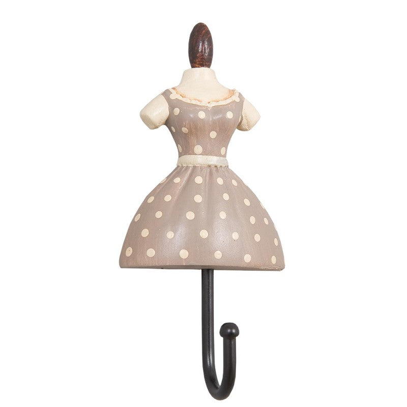 Gancio Appendiabiti Vestito Donna Tortora Poits