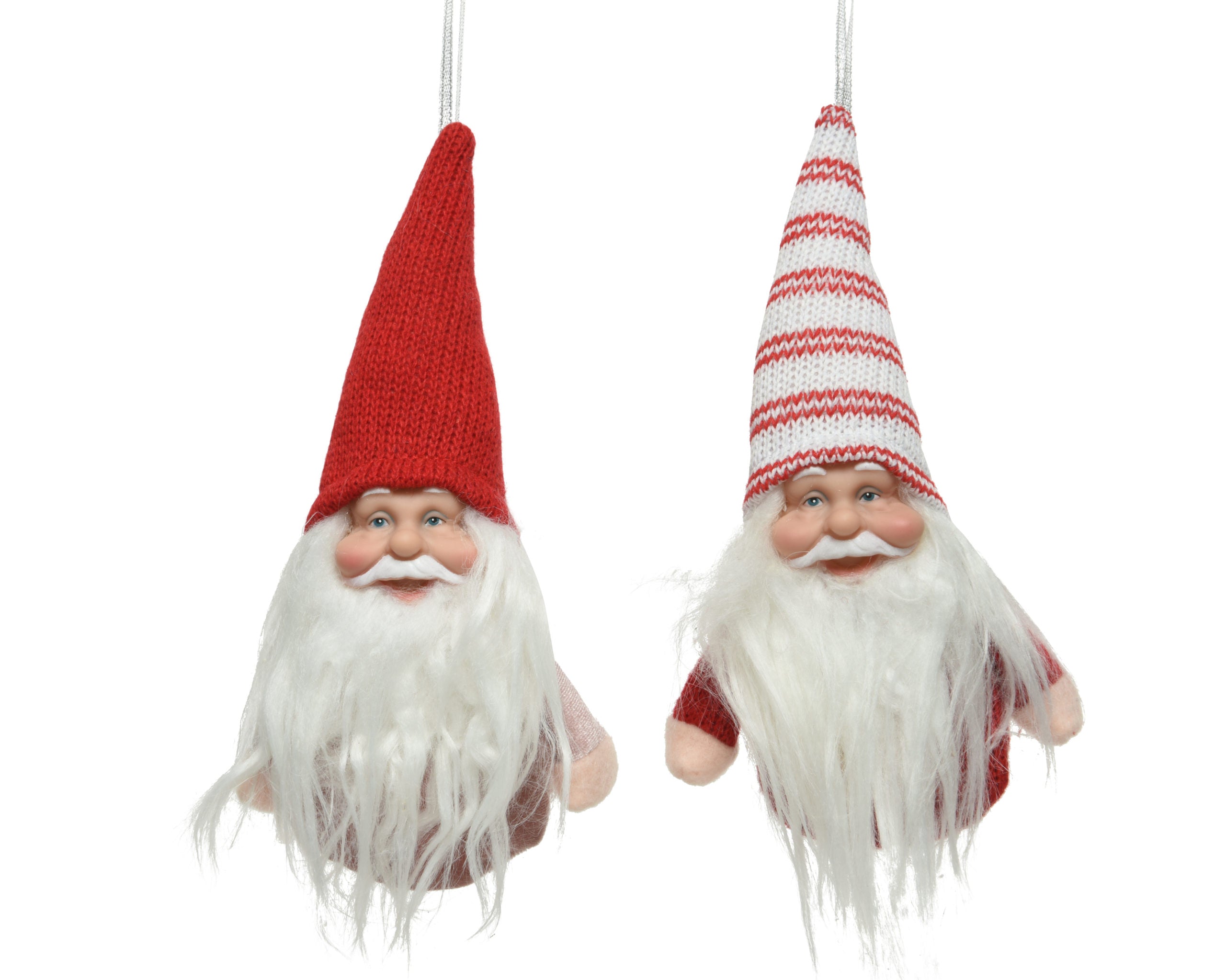 Gnomo da appendere decorativo natalizio 10x5x18 cm con cordino per decorazioni natalizie - DeMatteis.it