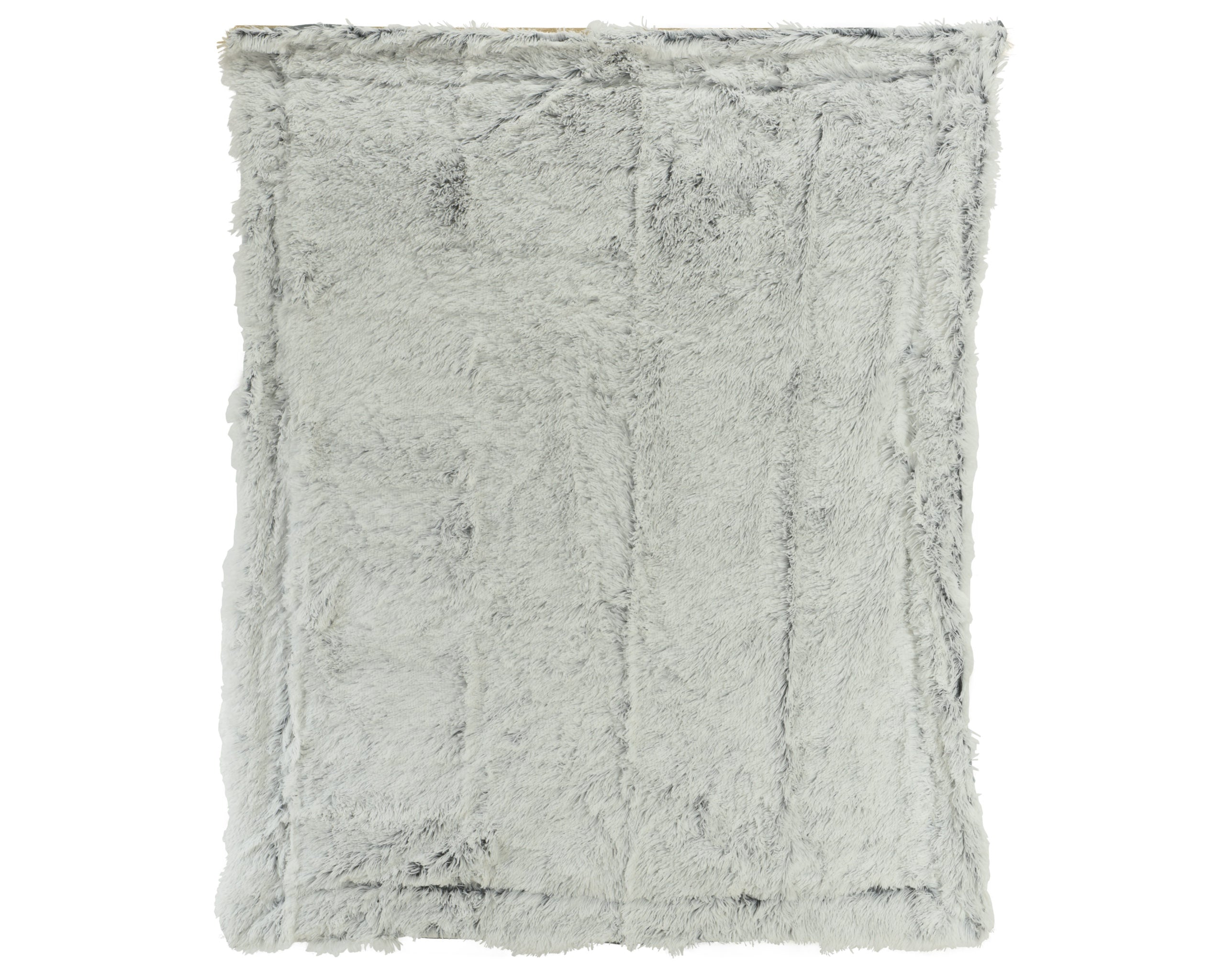 Plaid Grigio Bianco 130X150 Cm