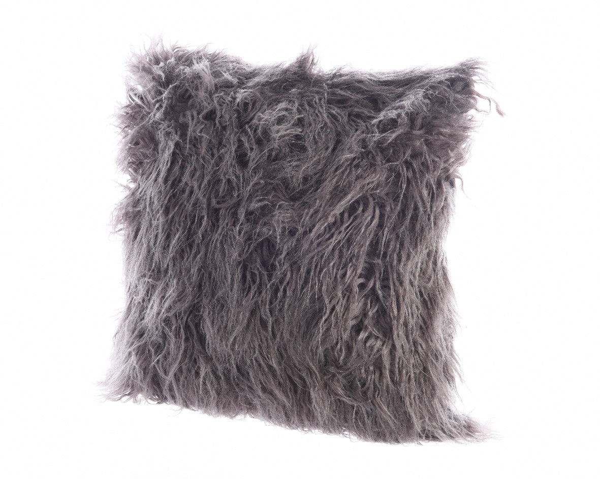 Cuscino Mongolian 45X45 Cm Grigio