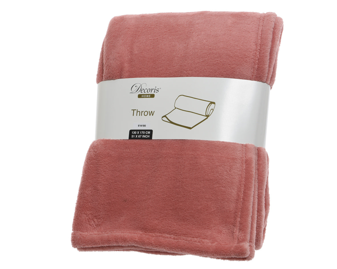 Plaid 130X170 Cm Wild Rose