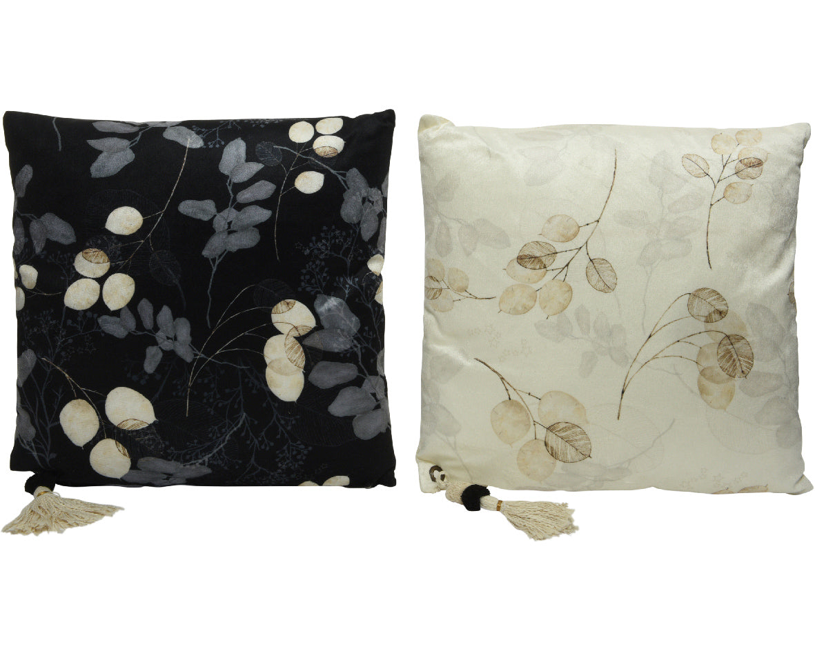 Cuscino Con Stampa Decoro Oro 45X45 Cm