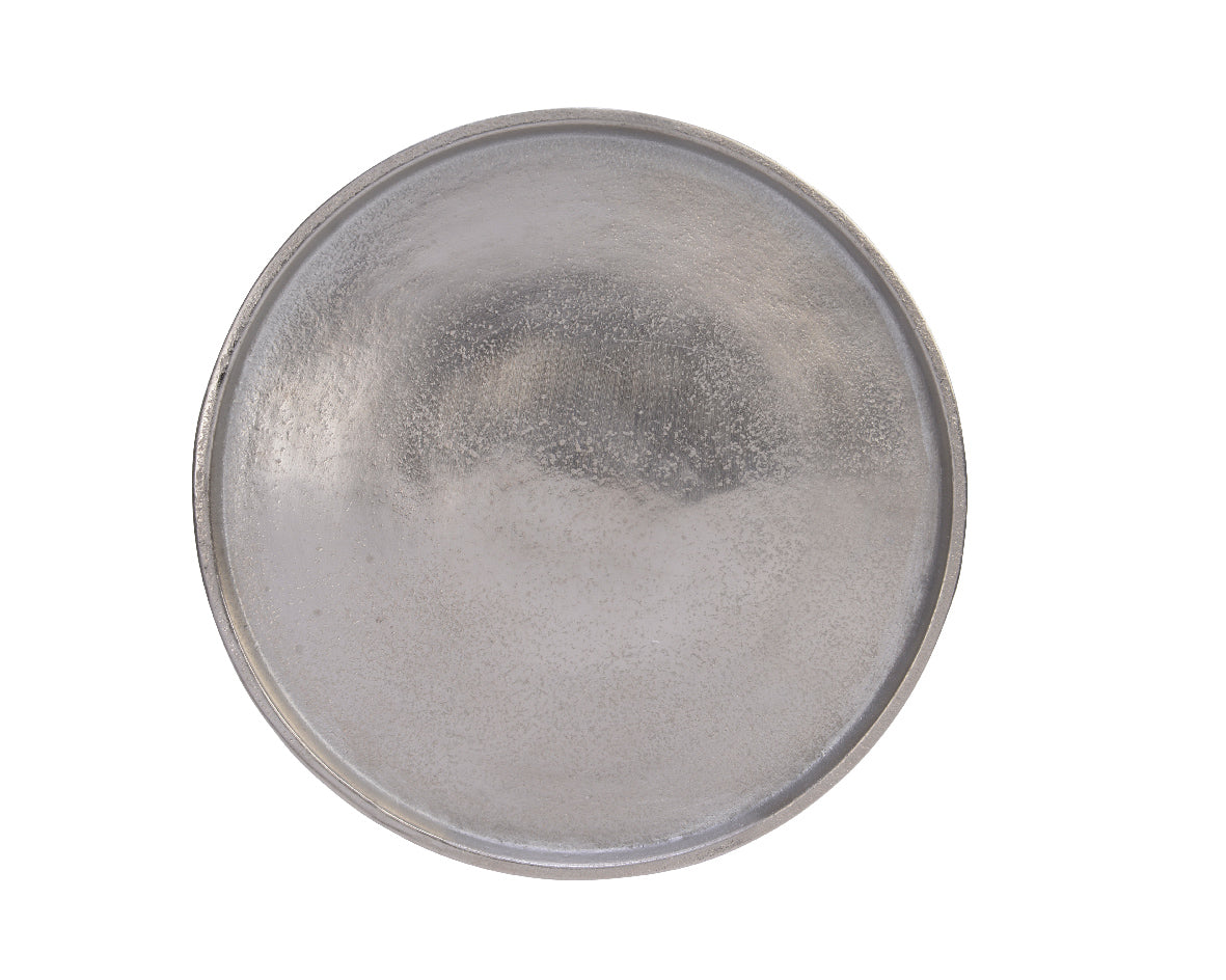 Piatto Decoro Argento D 20 Cm