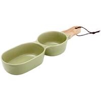 Ciotola Aperitivo Doppia Verde Con Manico