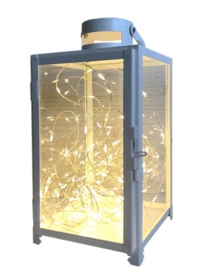 Lanterna Bianca Manhattan 30 Cm