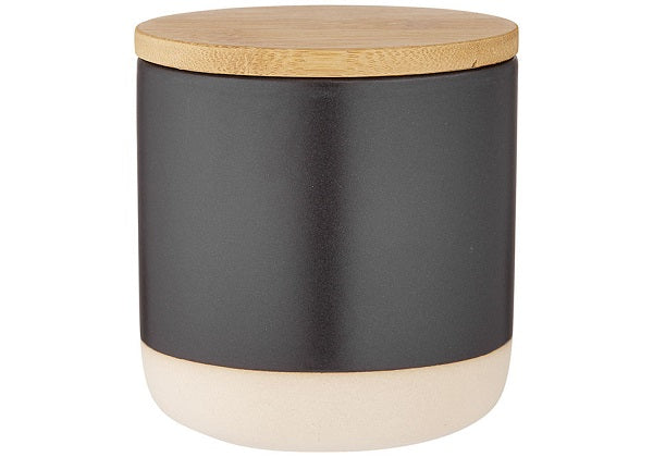 Contenitore Ceramica Nero 10X10 Cm