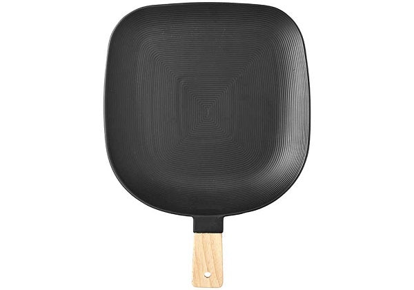 Piatto Nero Con Manico 36X26X5 Cm