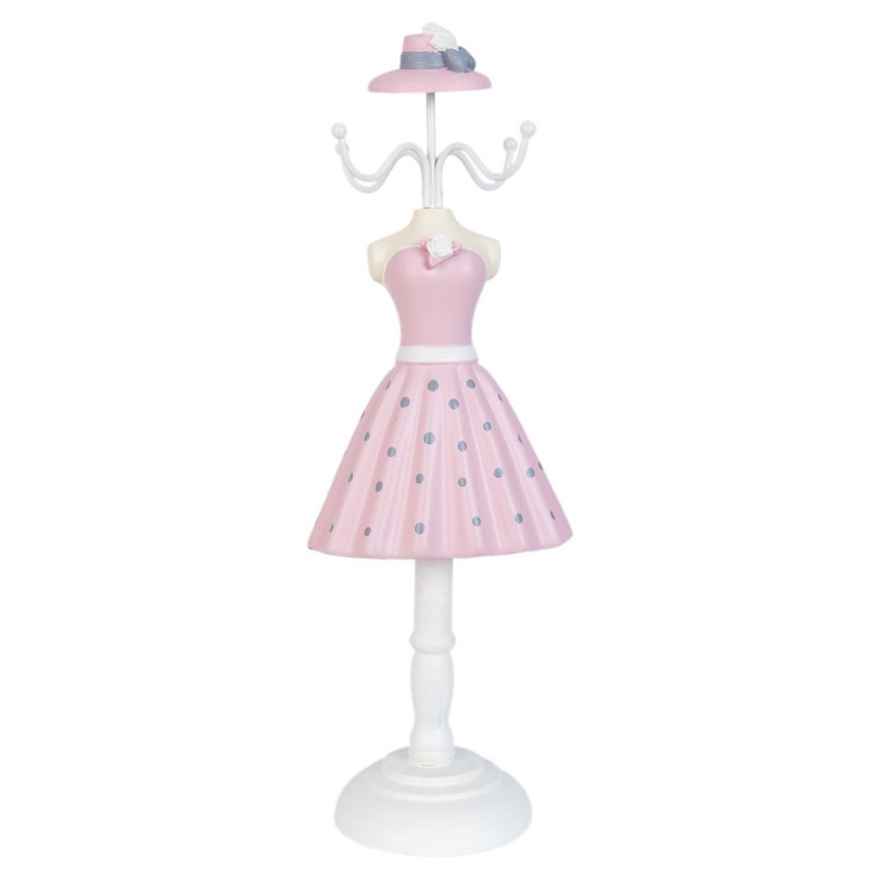 Portagioie Vestito Donna Rosa E Bianco