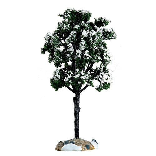Balsam Fir Tree Large Lemax albero decorativo per villaggio natalizio miniatura con base rocciosa - DeMatteis.it