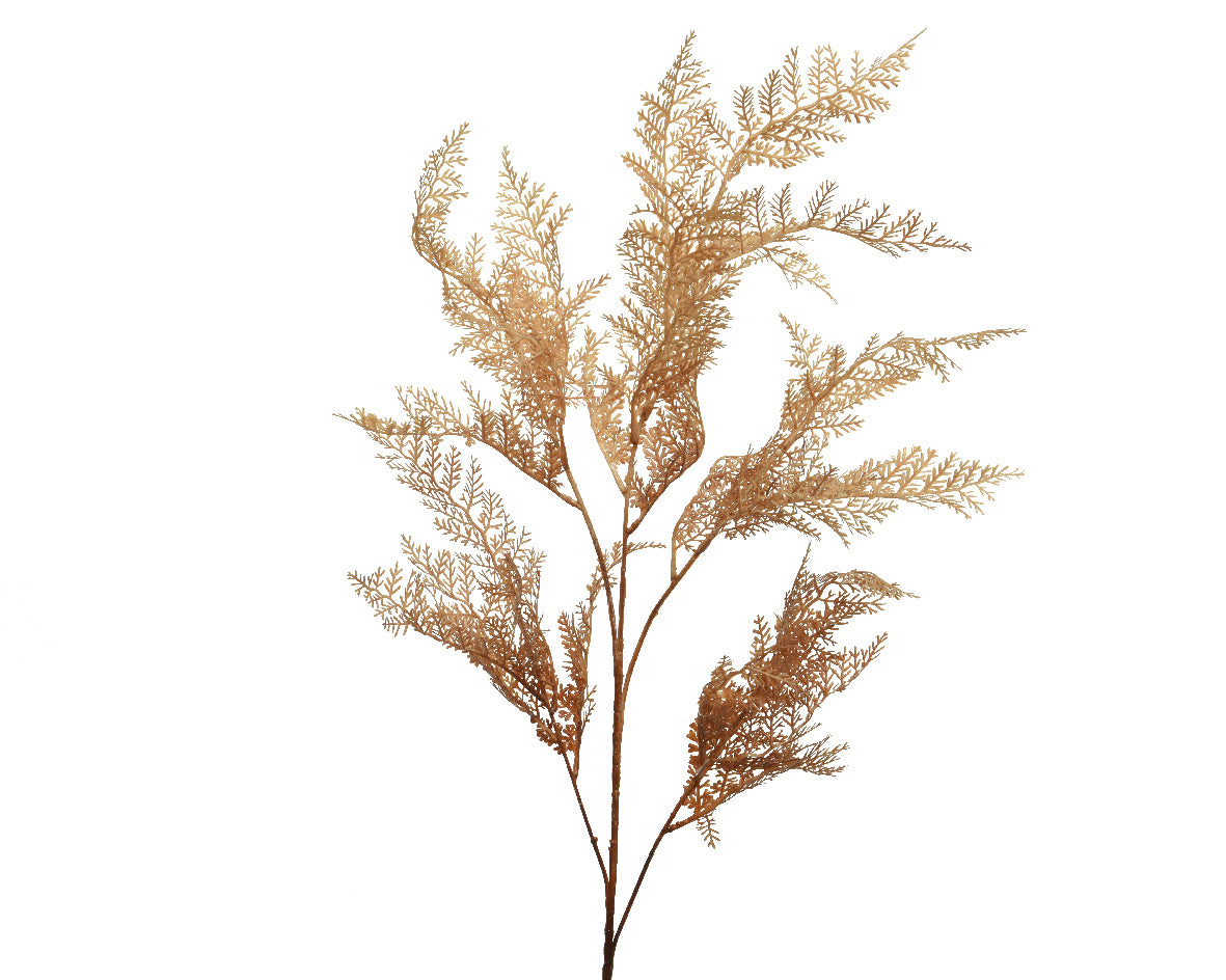 Ramo Felce Rosa artificiale per decorazione 110 cm di altezza - DeMatteis.it