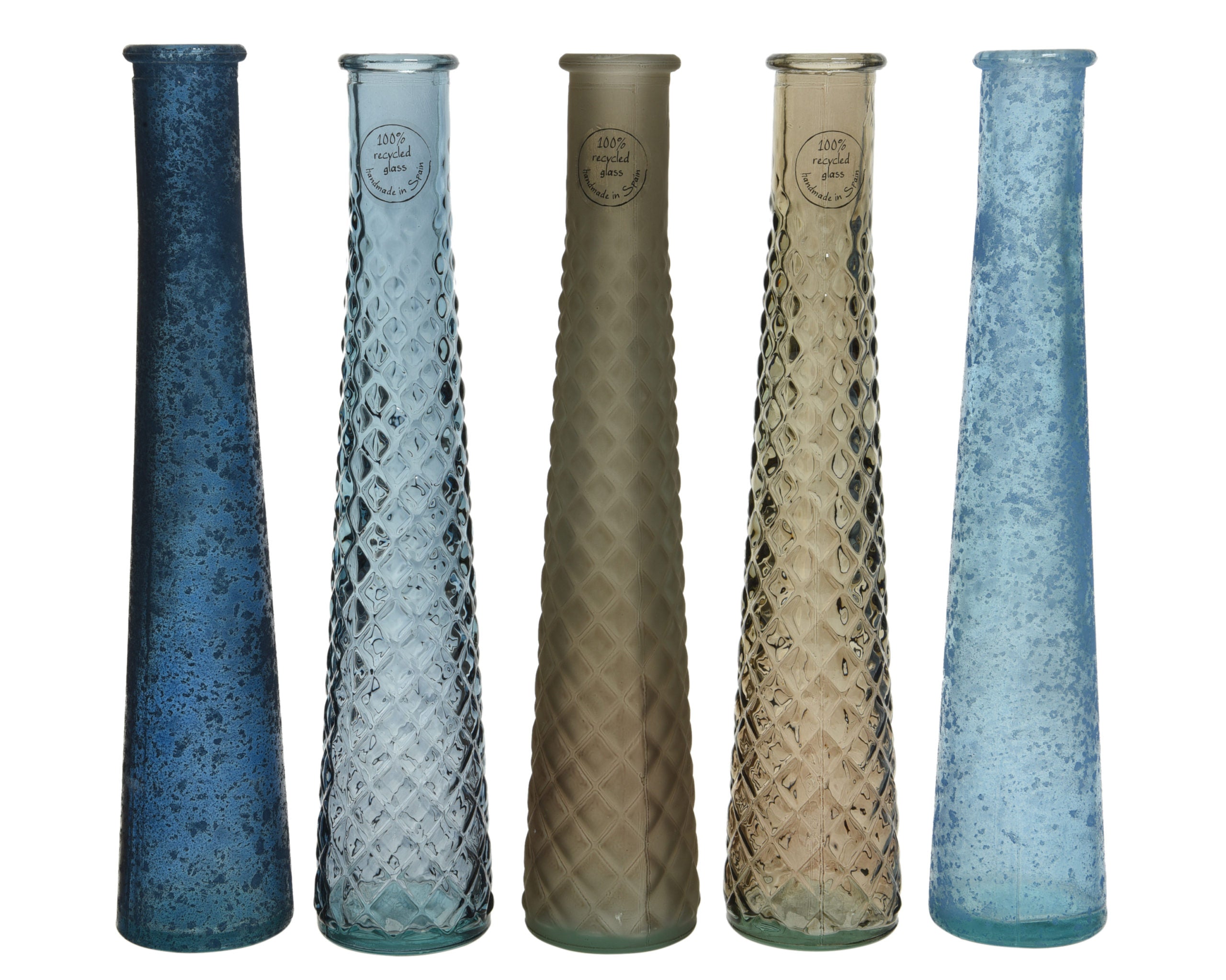 Vaso Vetro Riciclato D 7X32 Cm 1 Pezzo