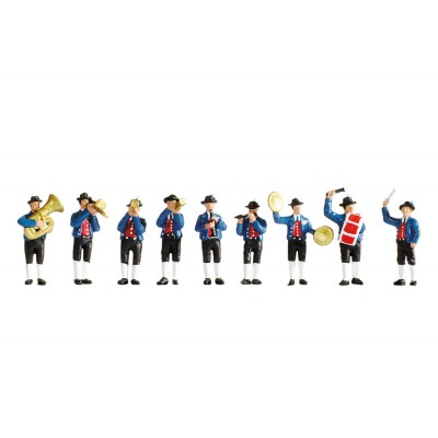 Palco con attivatore di suono Noch banda musicale miniatura per modellismo ferroviario - DeMatteis.it