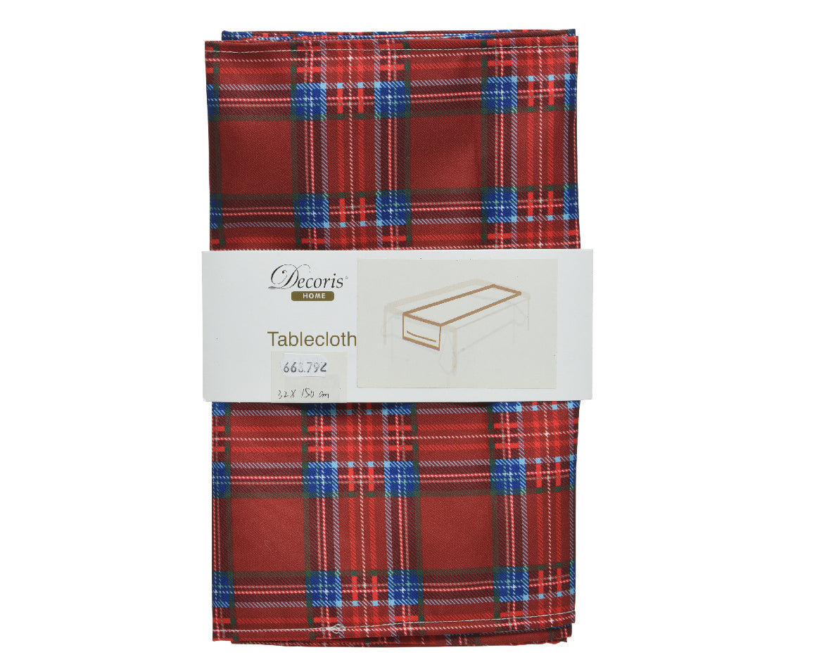 Runner tessuto scozzese Decoris per tavola dimensioni 32 x 150 cm - DeMatteis.it