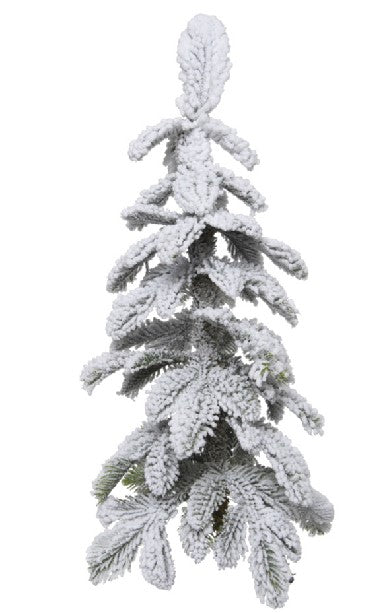 Albero Snowy Alpine Mini decorativo natalizio artificiale 75 cm con 227 punte e base metallica - DeMatteis.it