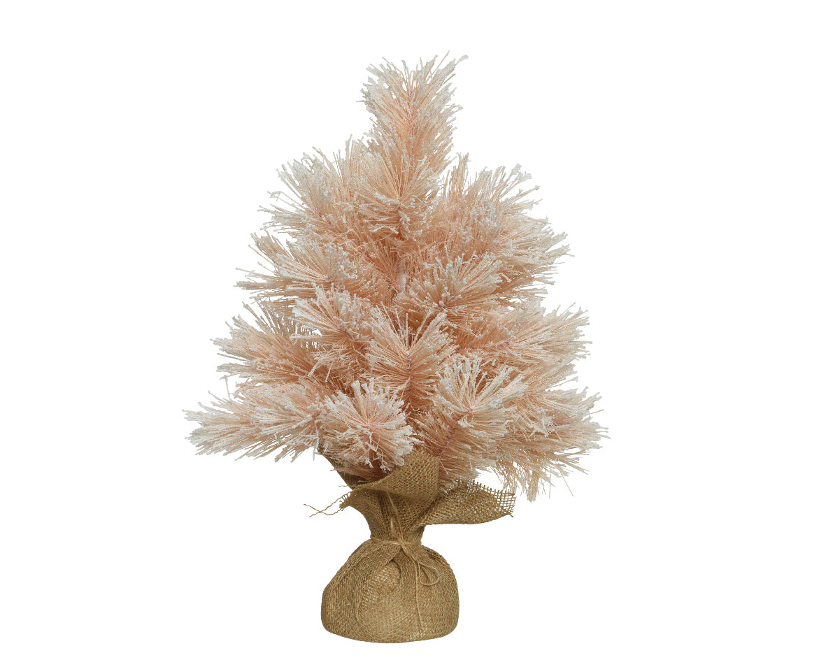 Albero Mini Paris decorativo natalizio altezza 45 cm con base in juta - DeMatteis.it