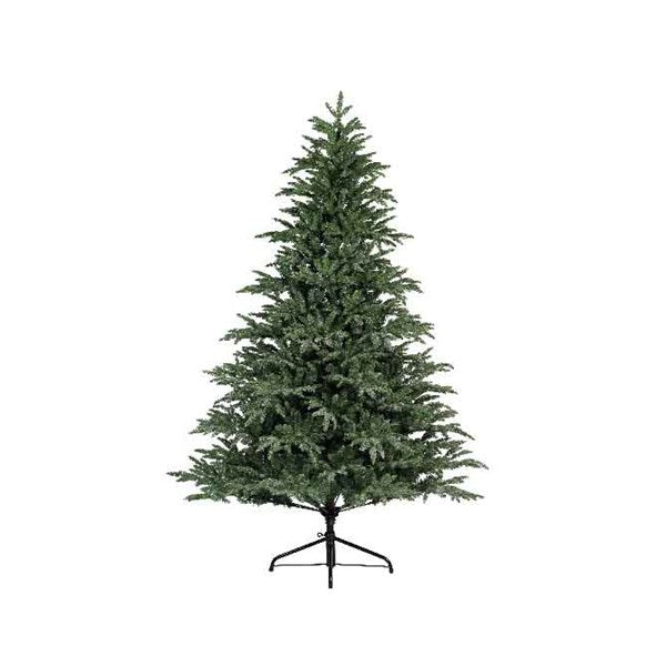 Albero Di Natale Icy Fairbanks Verde 180 cm Everlands per decorazioni natalizie con base di supporto - DeMatteis.it