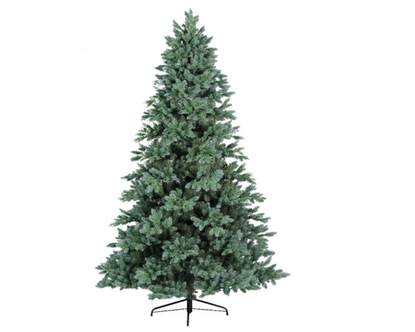 Albero Di Natale Trondheim Spruce artificiale da 210 cm per decorazioni natalizie con base metallica - DeMatteis.it