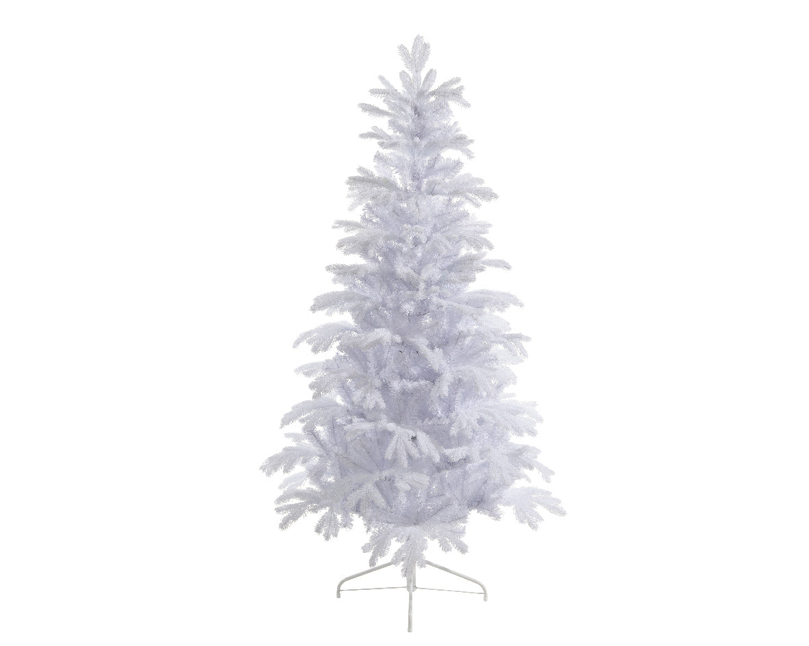 Albero Di Natale Bianco Sunndal Fir decorativo artificiale 210 cm per addobbi natalizi - DeMatteis.it