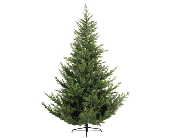 Albero Di Natale Norway Spruce Everlands artificiale per decorazioni natalizie altezza 2,10 m con base di supporto - DeMatteis.it