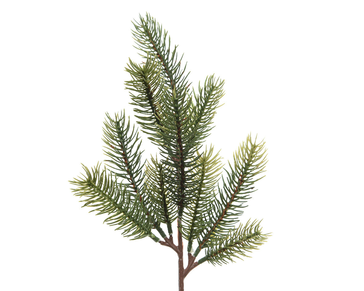 Ramo Verde Christmas 35 cm decorativo artificiale in PE per addobbi natalizi - DeMatteis.it