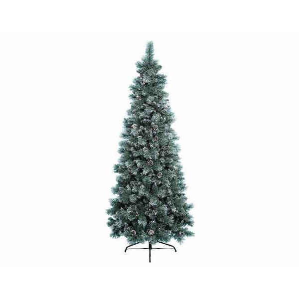 Albero Norwich Pine 180 Innevato Everlands per decorazioni natalizie altezza 180 cm con effetto neve - DeMatteis.it