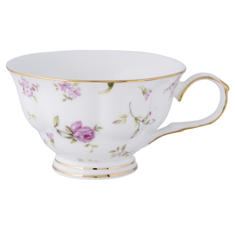 Tazzina Caffe Disegno Fiori 13X10X6 Cm