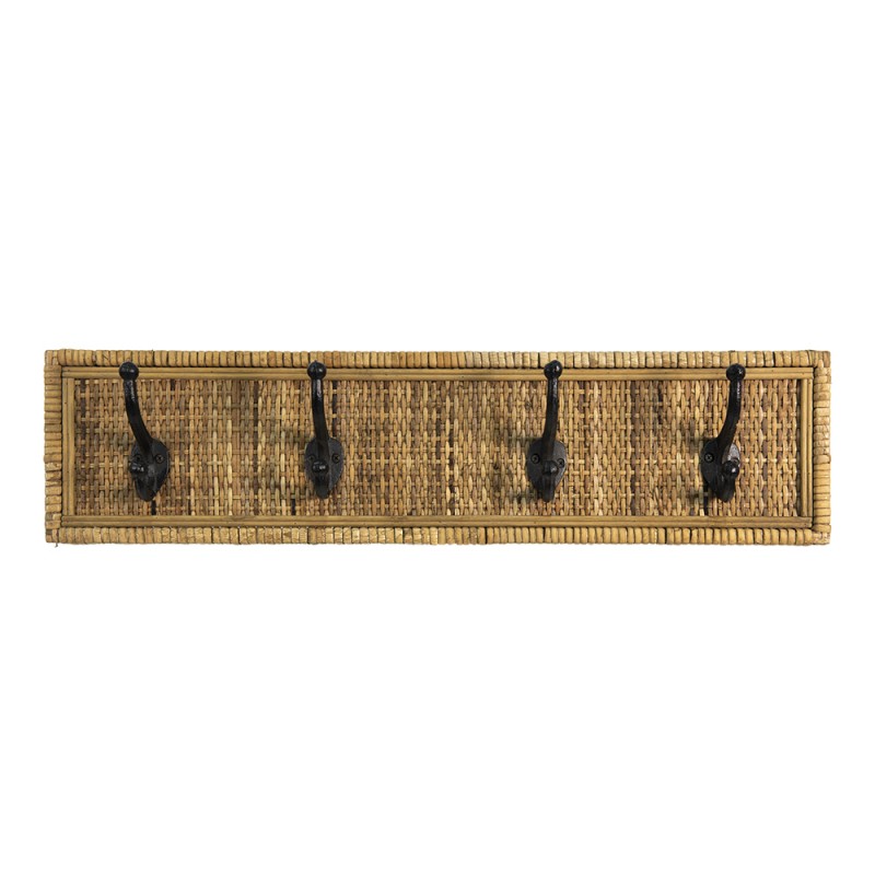 Appendiabiti Da Parete Legno 69X9X15 Cm