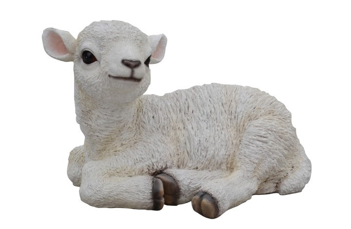Agnello Seduto 24X27X36 Cm Resina