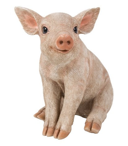 Maialino Seduto Rosa 20X12X19 Cm